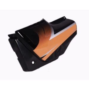 Side Panel / Side Cowl Set Fit For Hero Passion Plus Black(orange Sticker)