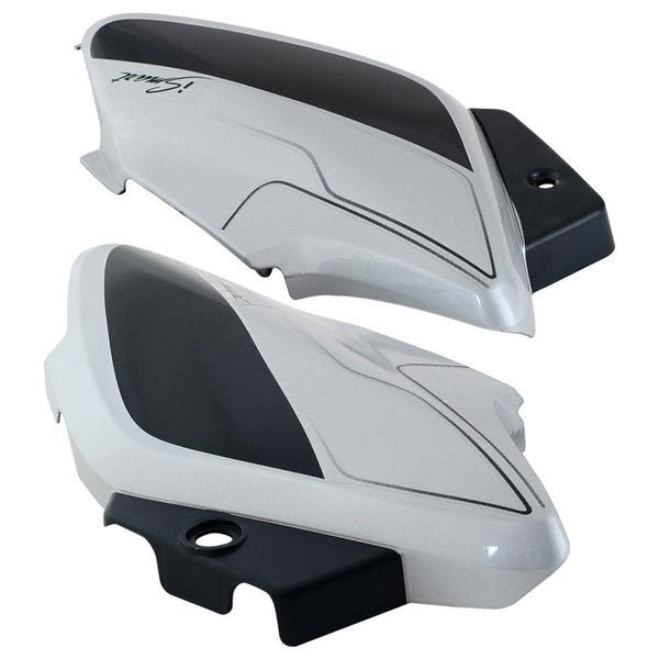 Side Panel / Side Cowl Set Fit For Hero Splendor I-smart Cloud Silver For Grey Bike - Image 3