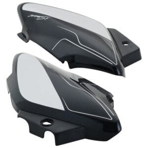 Side Panel / Side Cowl Set Fit For Hero Splendor I-smart Type 2 Black (silver Sticker)