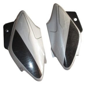 Side Panel / Side Cowl Set Fit For Hero Splendor I-smart Type 2 Cloud Silver For Grey Bike