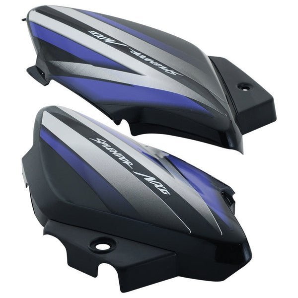 Side Panel / Side Cowl Set Fit For Hero Splendor Nxg Latest Black (blue Sticker) - Image 3