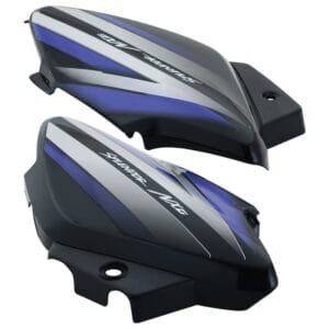 Side Panel / Side Cowl Set Fit For Hero Splendor Nxg Latest Black (blue Sticker)