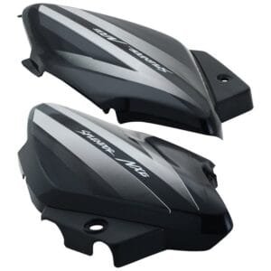 Side Panel / Side Cowl Set Fit For Hero Splendor Nxg Latest Black (silver Sticker)