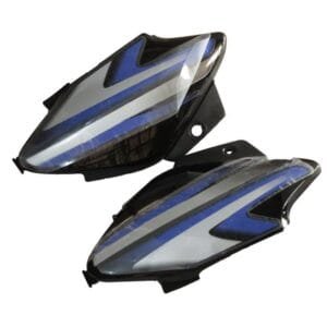 Side Panel / Side Cowl Set Fit For Hero Splendor Nxg Old Model Black (blue Sticker)