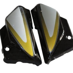 Side Panel / Side Cowl Set Fit For Hero Splendor Plus Black (yellow Sticker)