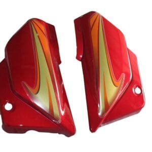 Side Panel / Side Cowl Set Fit For Hero Splendor Plus Candy Blazing Red