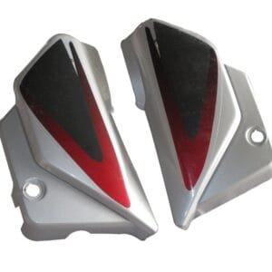 Side Panel / Side Cowl Set Fit For Hero Splendor Plus Cloud Silver (red Sticker)