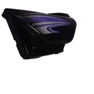 Side Panel / Side Cowl Set Fit For Hero Splendor Plus I3s Black(purple Sticker) One Side Screw Fitting