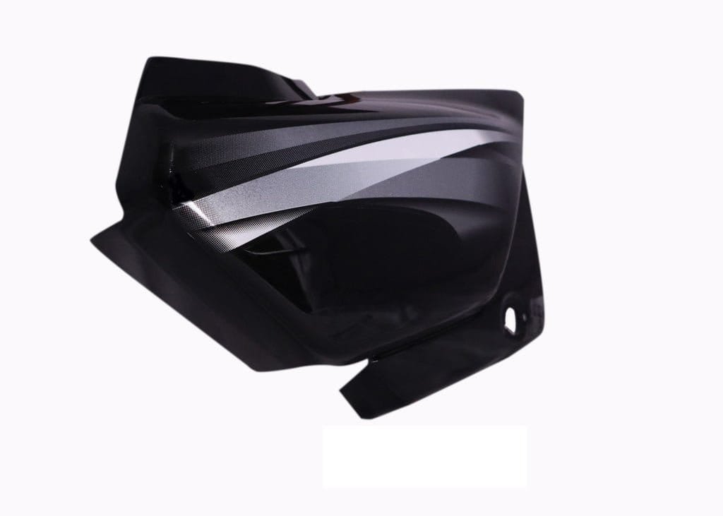 Side Panel / Side Cowl Set Fit For Hero Splendor Plus Ibs 2018 Black (silver Sticker) One Side Screw Fitting