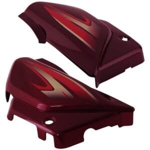 Side Panel / Side Cowl Set Fit For Hero Splendor Plus New Model (new Graphics) Palace Maroon