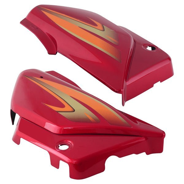 Side Panel / Side Cowl Set Fit For Hero Splendor Plus New Model (new Graphics) Candy Blazing Red