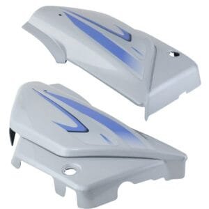 Side Panel / Side Cowl Set Fit For Hero Splendor Plus New Model (new Graphics) Cloud Silver