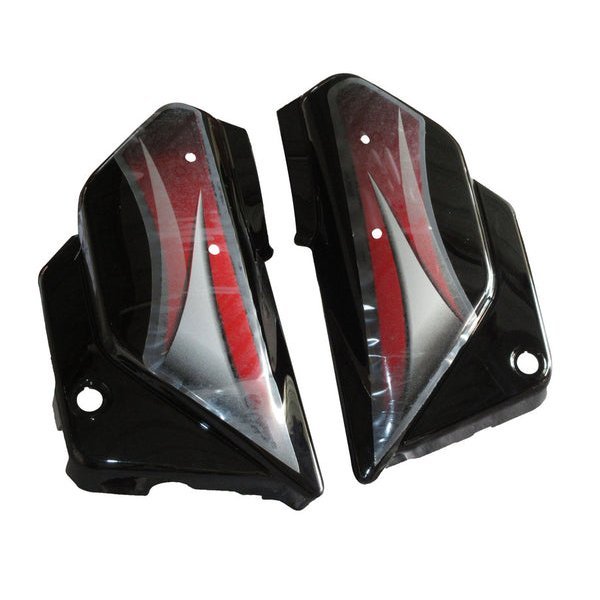 Side Panel / Side Cowl Set Fit For Hero Splendor Pro Black(red Sticker)