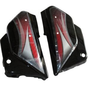 Side Panel / Side Cowl Set Fit For Hero Splendor Pro Black(red Sticker)