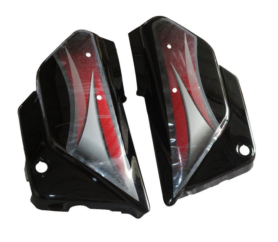 Side Panel / Side Cowl Set Fit For Hero Splendor Pro Black(red Sticker)