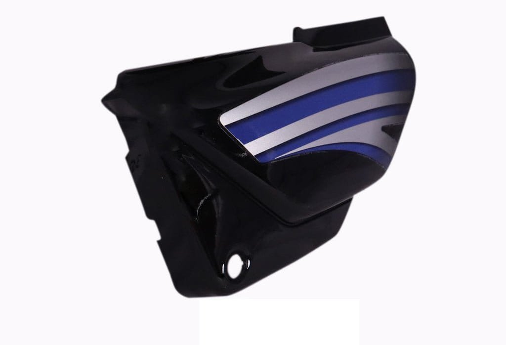 Side Panel / Side Cowl Set Fit For Hero Splendor Pro (new Graphics) Black (blue Sticker)
