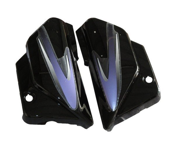 Side Panel / Side Cowl Set Fit For Hero Splendor Y2k Black(purple Sticker) - Image 3