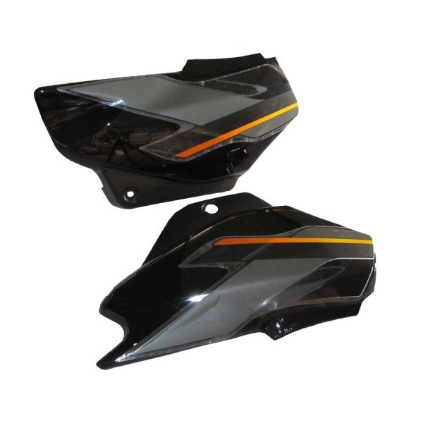 Side Panel / Side Cowl Set Fit For Hero Super Splendor Black (majanta Sticker)