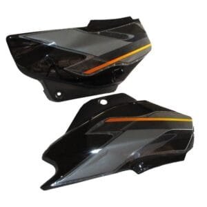 Side Panel / Side Cowl Set Fit For Hero Super Splendor Black (majanta Sticker)