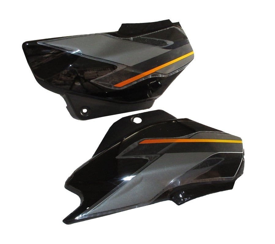 Side Panel / Side Cowl Set Fit For Hero Super Splendor Black (majanta Sticker)