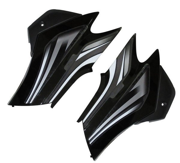 Side Panel / Side Cowl Set Fit For Hero Super Splendor I3s Black/ White - Image 3
