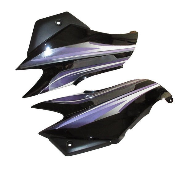 Side Panel / Side Cowl Set Fit For Hero Super Splendor Latest (type-2) Black (purple Sticker) - Image 3