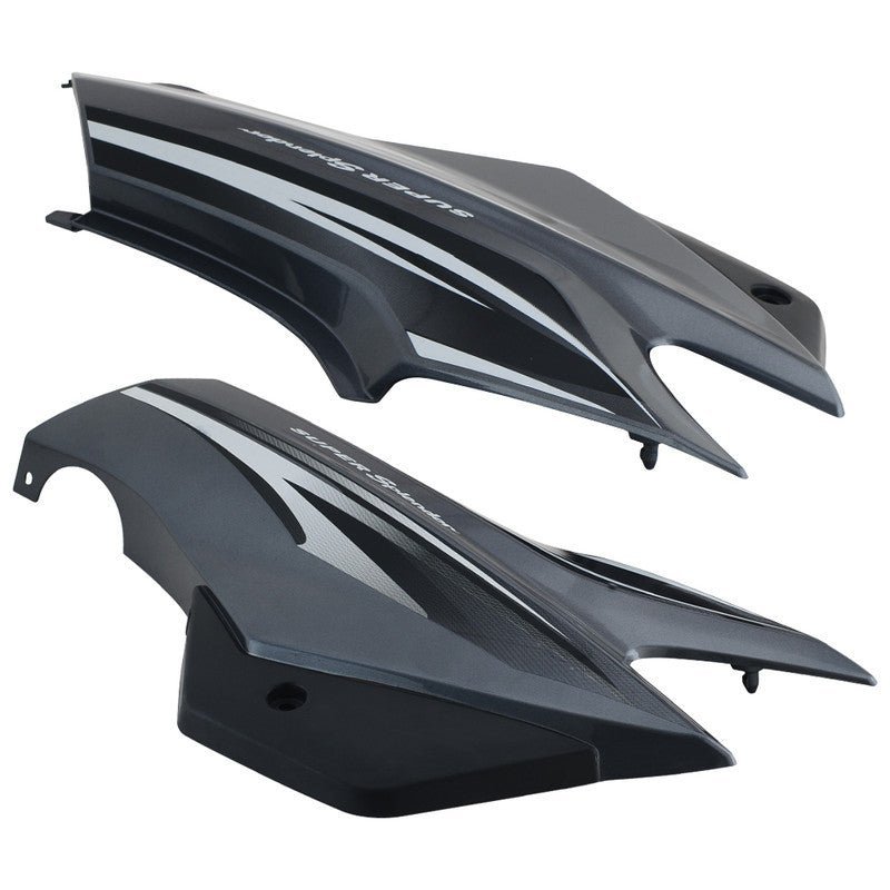 Side Panel / Side Cowl Set Fit For Hero Super Splendor Latest (type-2) Heavy Grey 2