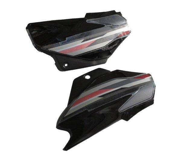 Side Panel / Side Cowl Set Fit For Hero Super Splendor New Model Black Bike (grey Sticker) - Image 3