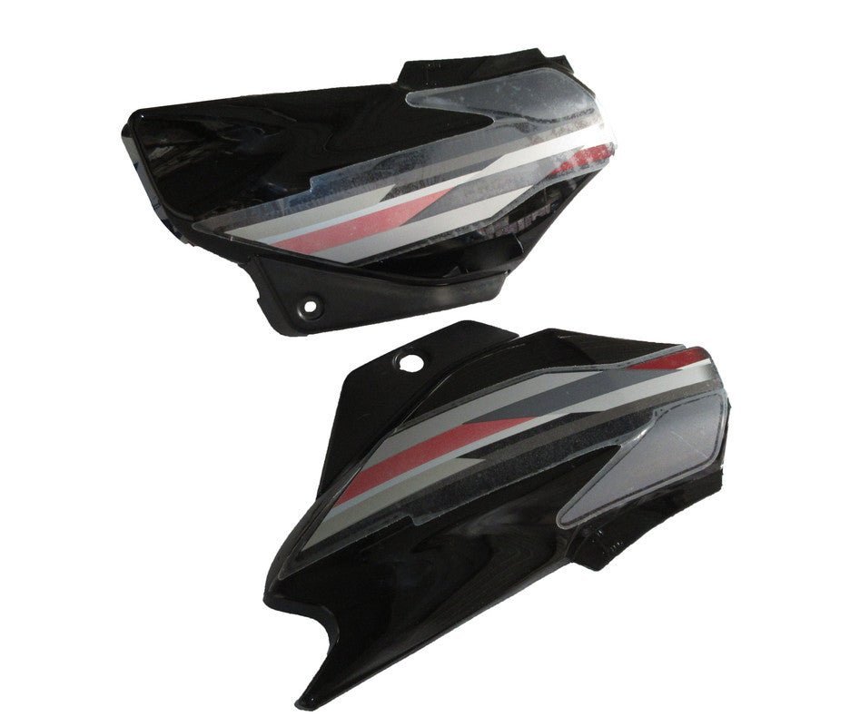 Side Panel / Side Cowl Set Fit For Hero Super Splendor New Model Black Bike (grey Sticker)