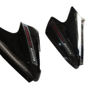 Side Panel / Side Cowl Set Fit For Honda Cb Unicorn Black Red Sticker