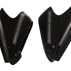 Side Panel / Side Cowl Set Fit For Honda Cb Unicorn Type-5 Black (grey Sticker)