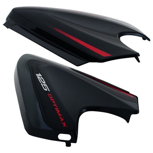 Side Panel / Side Cowl Set Fit For Honda Cb Unicorn Type-5 Black (red Sticker) - Image 3