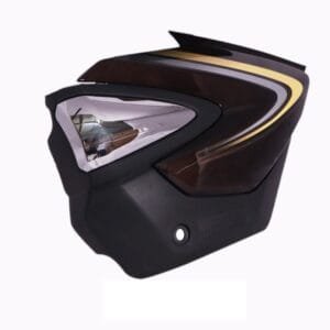 Side Panel / Side Cowl Set Fit For Honda Shine Dx With Chrome Garnish Mapple Brown