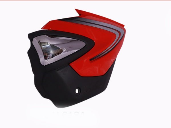 Side Panel / Side Cowl Set Fit For Honda Shine Dx With Chrome Garnish Sport Red - Image 2