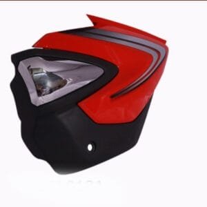Side Panel / Side Cowl Set Fit For Honda Shine Dx With Chrome Garnish Sport Red