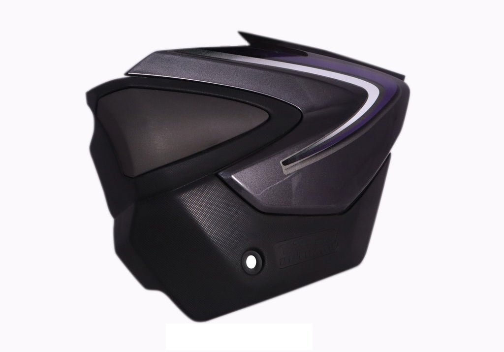 Side Panel / Side Cowl Set Fit For Honda Shine Dx With Matt Garnish Finish Geny Grey