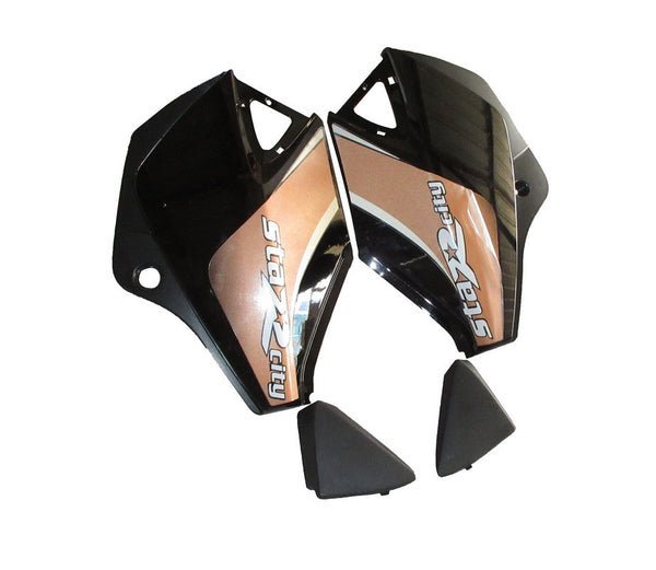 Side Panel / Side Cowl Set Fit For Tvs Starcity Old Model Black - Image 3