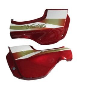 Side Panel / Side Cowl Set Fit For Tvs Victor Glx Flame Red