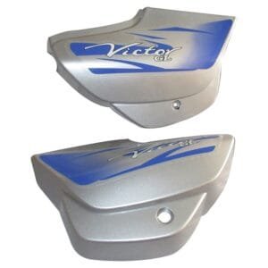 Side Panel / Side Cowl Set Fit For Tvs Victor Gx Force Silver