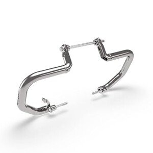 Silver Compact Engine Guards For Royal Enfield Shotgun 650 | Super Meteor 650 | Accessories