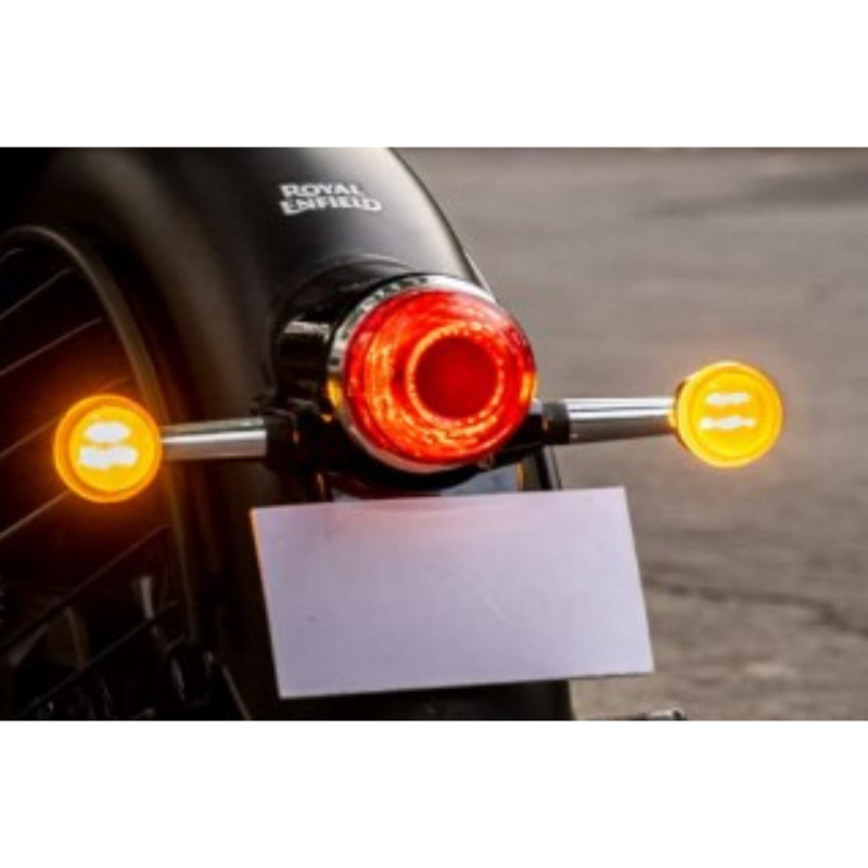 Silver LED Indicators For Royal Enfield Classic 350 | All New Bullet 350 | Accessories
