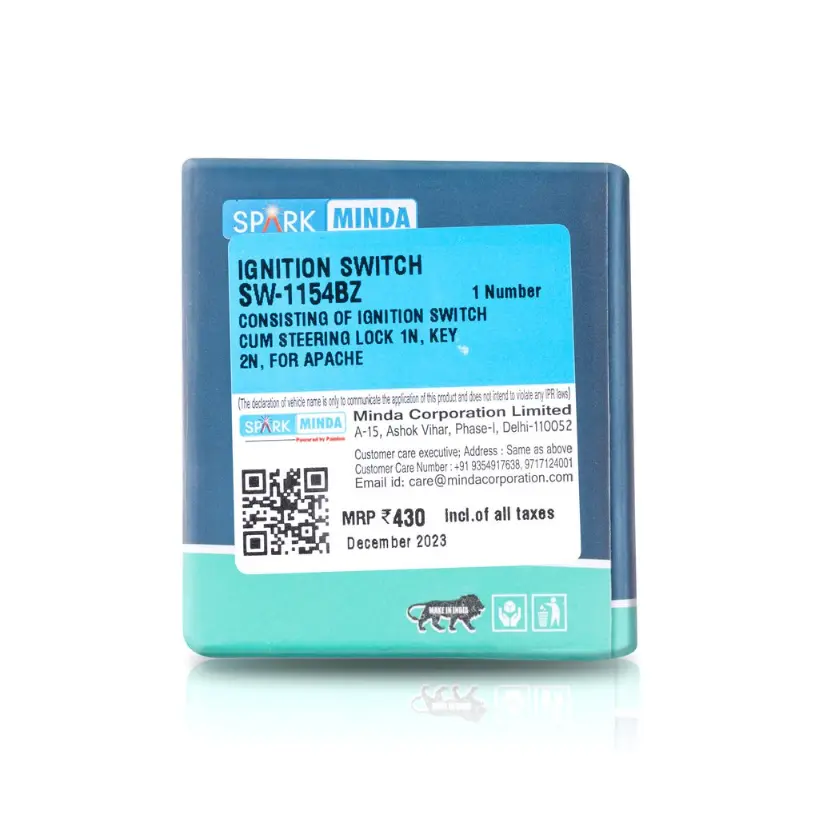 TVS Spark Minda Ignition Switch For Apache - Image 3