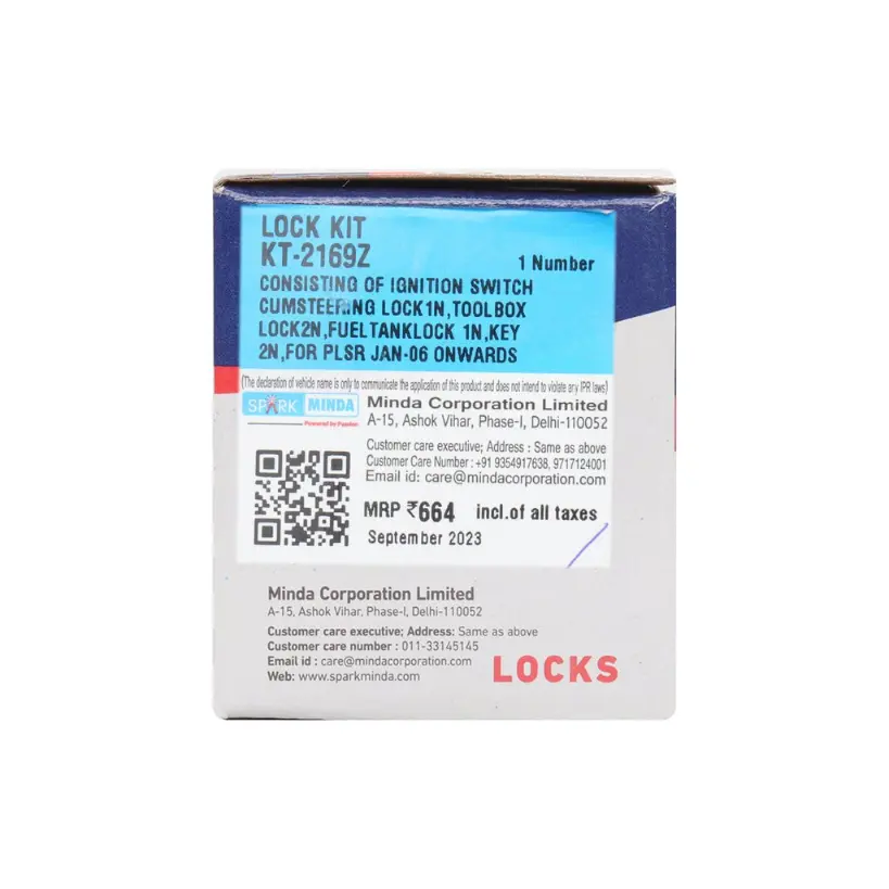 Bajaj Spark Minda Lock Kit Set Of 4 For Pulsar 150 - Image 3