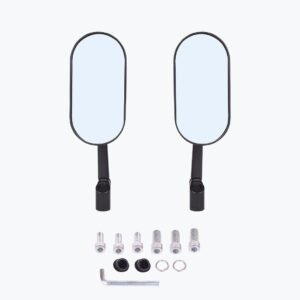 SPIDER INVERTED ALLOY CNC CARBON FIBER OVAL MIRROR