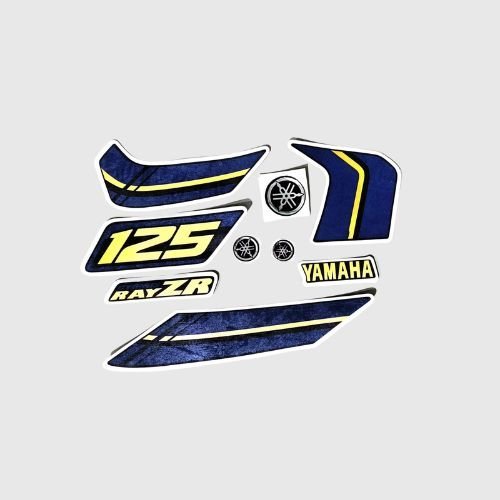 Stckr Set Ray Zr 125 V3 Dark Matte Blue