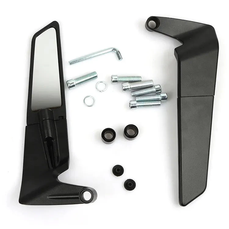 Stealth Mirror 2.0 Yoke Fitting Universal Convex Rearview Mirror Side Mirrors -