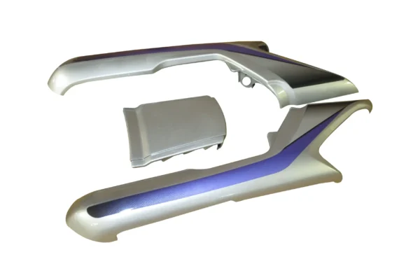 Tail Panel/seat Cowl-hero Cd Deluxe N/m Silver (blue Stk)