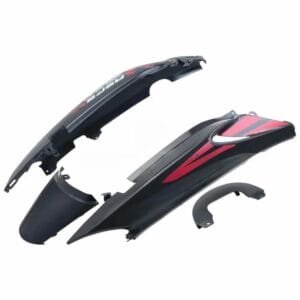 Tail Panel/seat Cowl-hero Glamour Latest N/m (type-5) Black (red Bike)