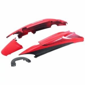 Tail Panel/seat Cowl-hero Glamour Latest N/m (type-6) Sports Red (black Bike)