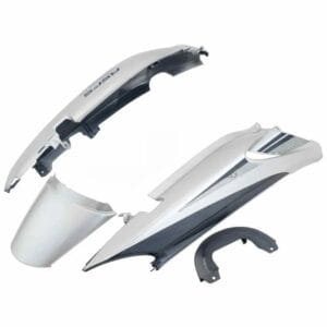 Tail Panel/seat Cowl-hero Glamour Latest Silver (black Bike)